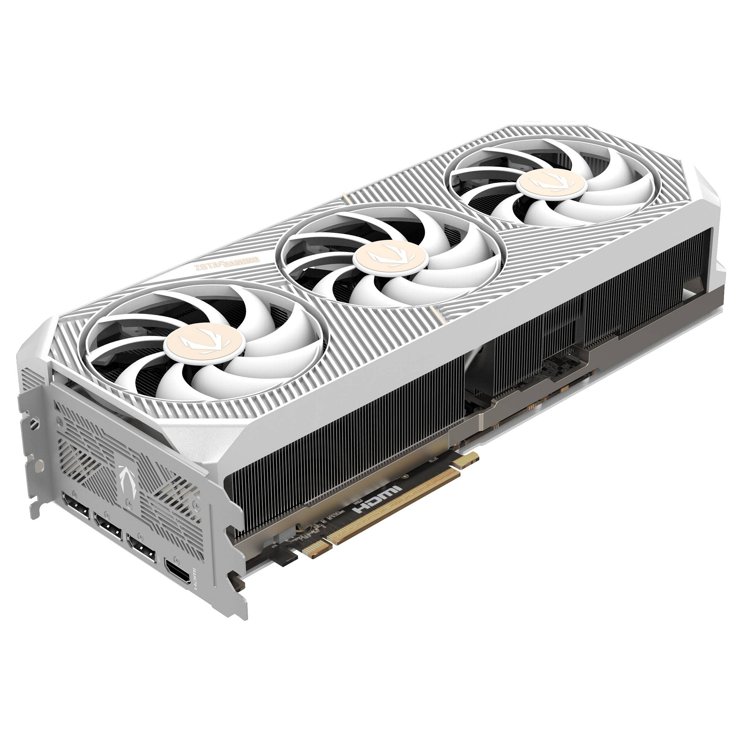 Kartë Grafike NVIDIA ZOTAC GAMING GeForce RTX 5080 SOLID OC / 16GB GDDR7 / PCIe 5.0 / 3 Fan – Bardhë - 4