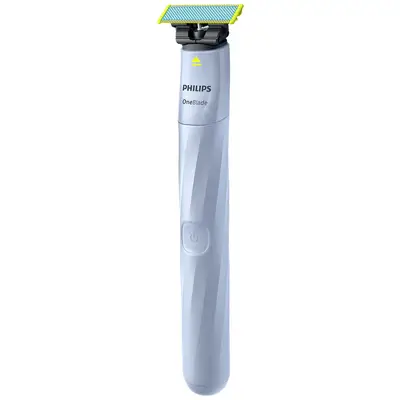 Makinë e rrojës elektrike Philips OneBlade First Shave QP1324/20 / Anti-Friction Blade / Dual Protection / Contour-Following / 30 min – Blu/Gjelbër/Verdhë - 2