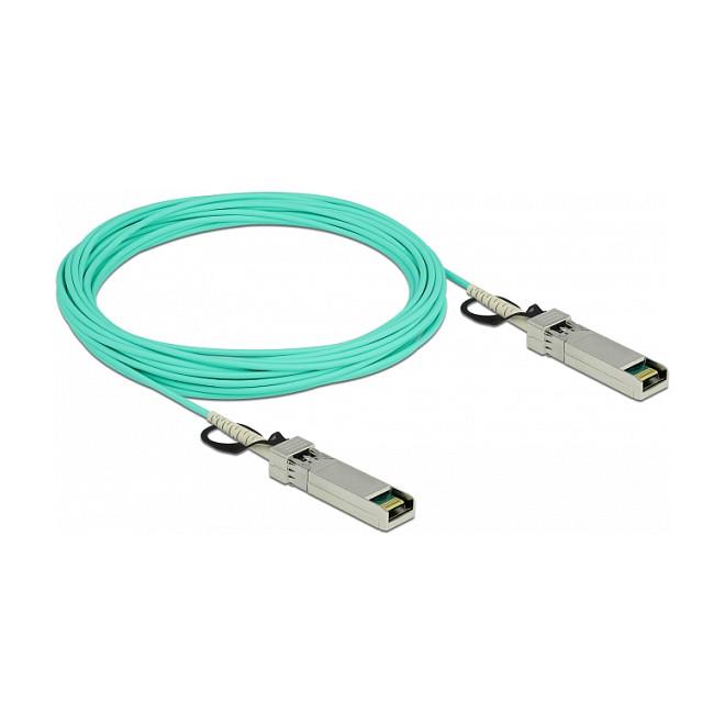 Kabllo Optike DeLOCK 86643, SFP+ në SFP+, 10 Gbps, 10m - Gjelbër - 1