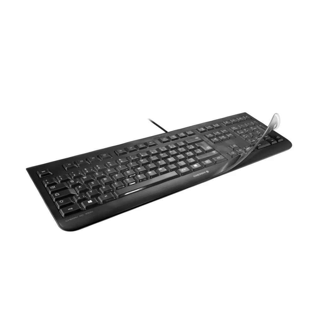 Tastierë me kabllo Cherry KC 1000 / LPK / USB / QWERTY US / Full-size– Zezë - 4