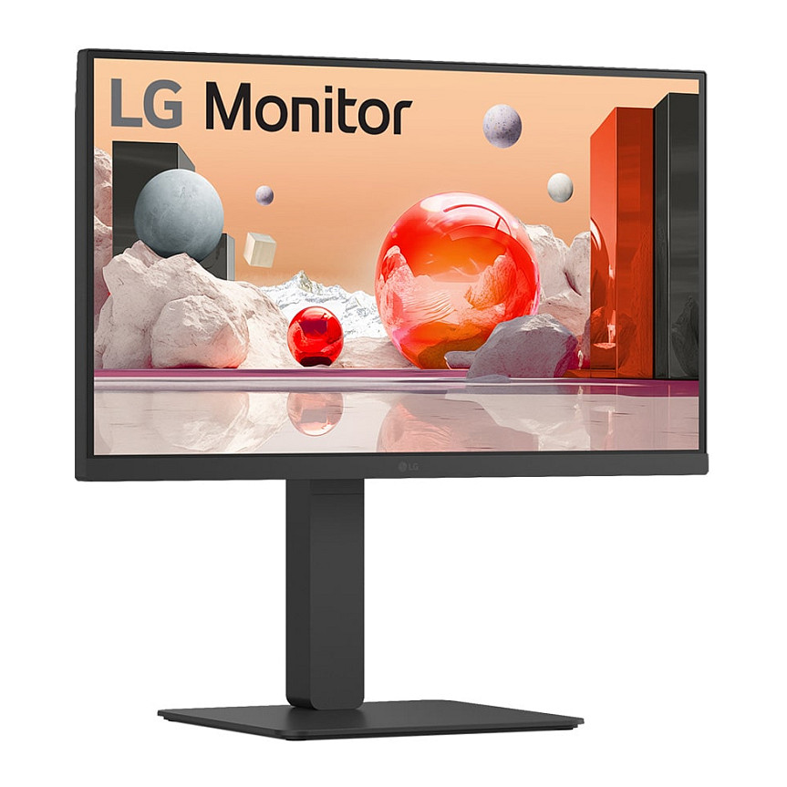 Monitor LG 24BA650-B / 24" / Full HD IPS / LED / 100 Hz / 5 ms / HDMI+USB+DP+HDCP - Zezë - 2