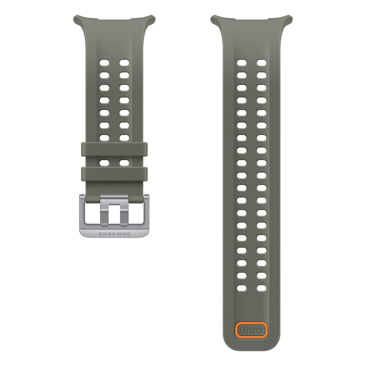 Rrip për orë Samsung / Galaxy Watch Ultra2 / Galaxy Watch Ultra / Silikon / One Size / 160-205 mm - Gjelbër