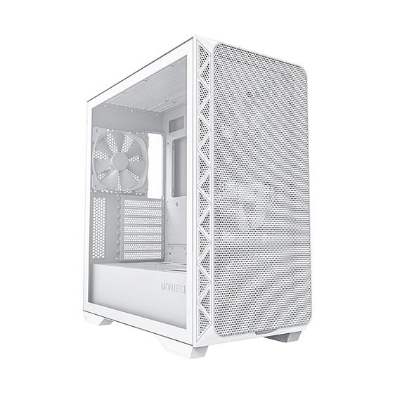 Kasë Montech AIR 903 BASE, Midi Tower, E-ATX, ATX, 3x140mm PWM, USB Type-C, Tempered Glass - Bardhë