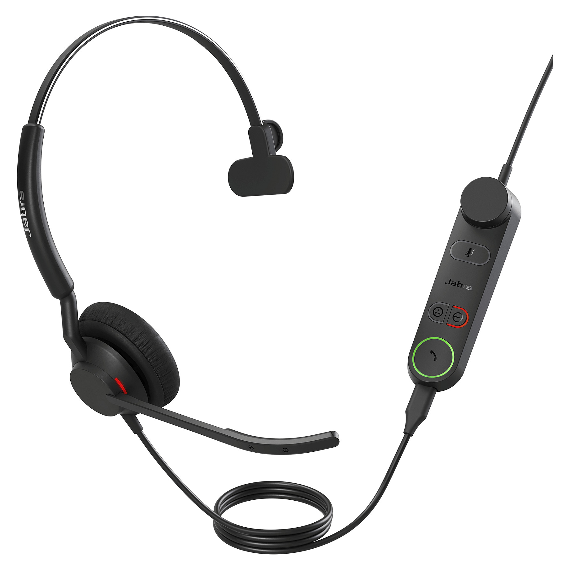 Kufje me kabllo Jabra Engage 50 II / USB-C & USB-A / UC / Mono - Zezë