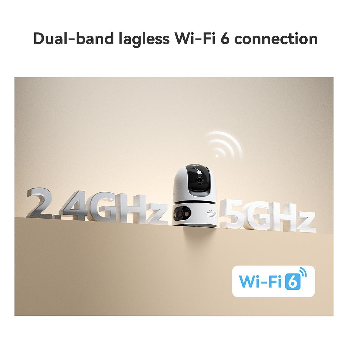 IMOU Ranger Dual Pro 6MP – Dual-Lens 3MP+3MP, PTZ 355°/90°, Wi-Fi 6, Smart Tracking, MicroSD 512GB - 20