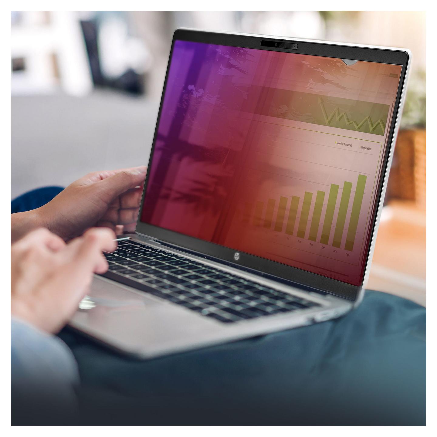 Filtër Privatësie StarTech.com 14G-PRIVACY-SCREEN, 14", 16:9, Gold/Matte, ±30°, Anti-Glare, Reduktim i Dritës Blu deri 51% - Zezë - 6