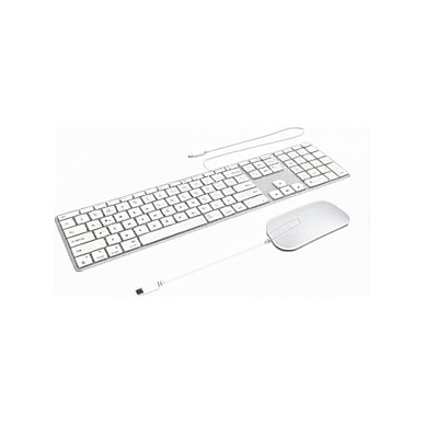 ZAGG WIRED USB-C KEYBOARD MOUS APPLE SILVER SWISS - 1