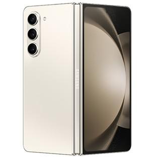 Smartphone Samsung Galaxy Z Fold5, 5G, 12 GB RAM, 512 GB, 7.6", Dynamic AMOLED 2X, 120 Hz, Snapdragon 8 Gen 2, 50 MP + 12 MP + 10 MP, 4400 mAh - Krem
