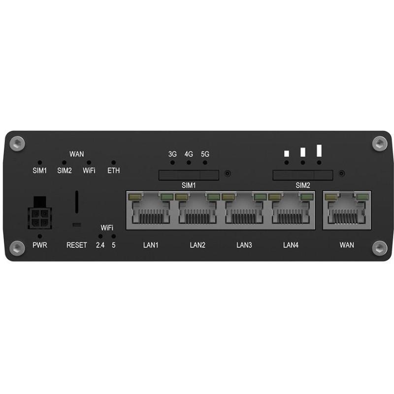 Ruter Industrial Teltonika RUTC54, 5G, Wi-Fi 6, Dual-Band, Dual SIM + eSIM, Gigabit Ethernet - Zezë - 5