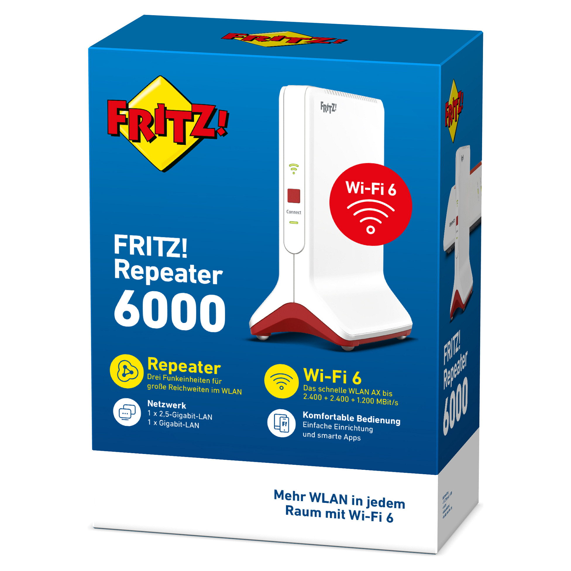 AVM FRITZ!Repeater 6000 - Repeater - WLAN - Wifi-6 - 4