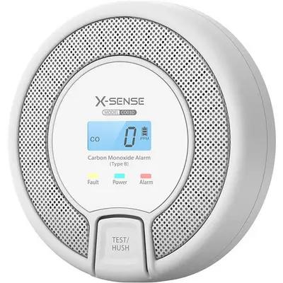 Detektues Monoksidi Karboni X-Sense CO03D-W / ZASXS00145WEU / RF / LCD / 85dB – Bardhë