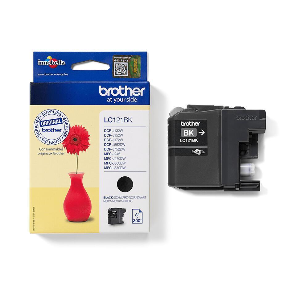 INK Brother LC-121BK / 300 faqe / Standard - Zezë - 2