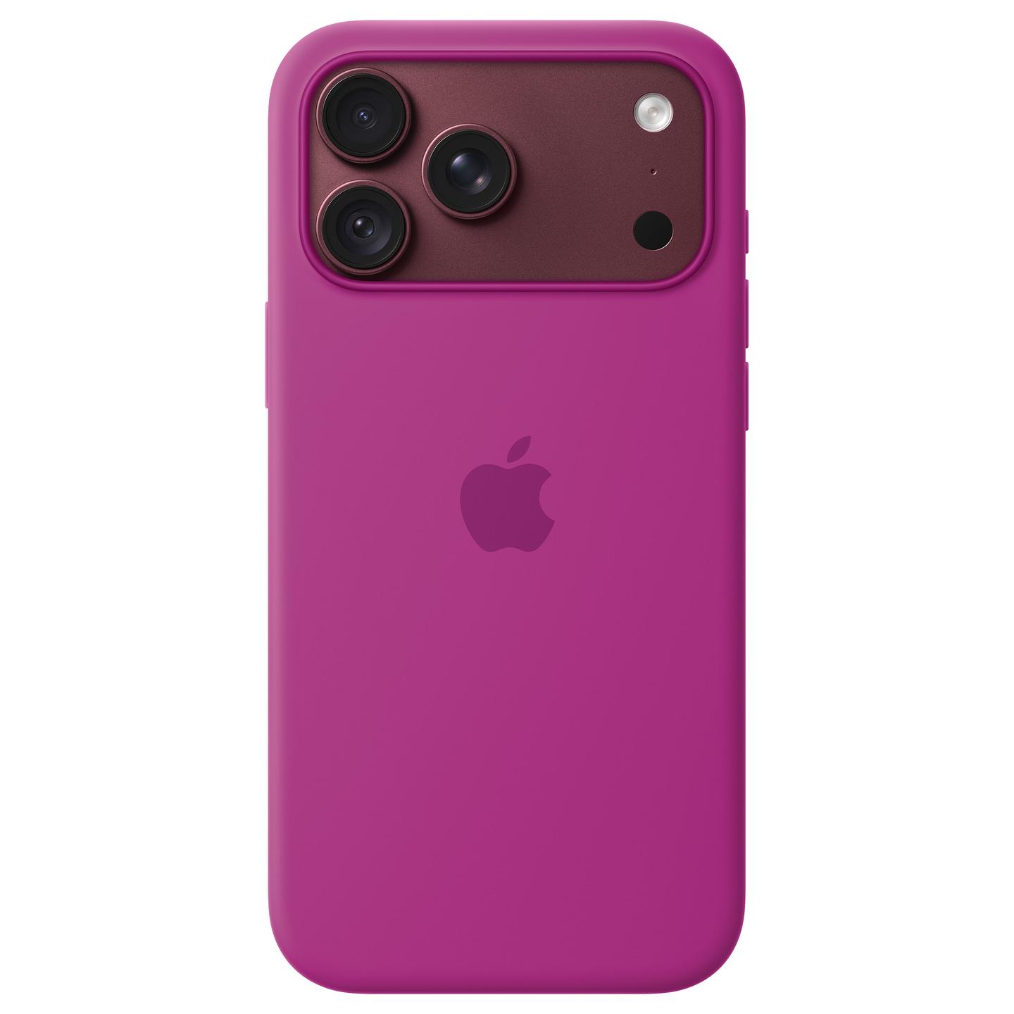 Case për Telefon Apple Silikon, MagSafe, iPhone 18 Pro Max - Magenta