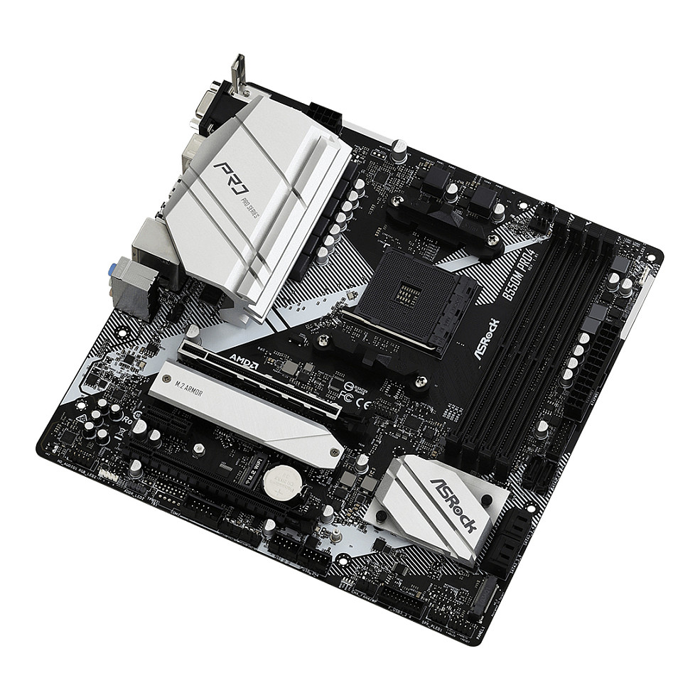 Pllakë Amë AM4 ASRock B550M PRO4 mATX - 3