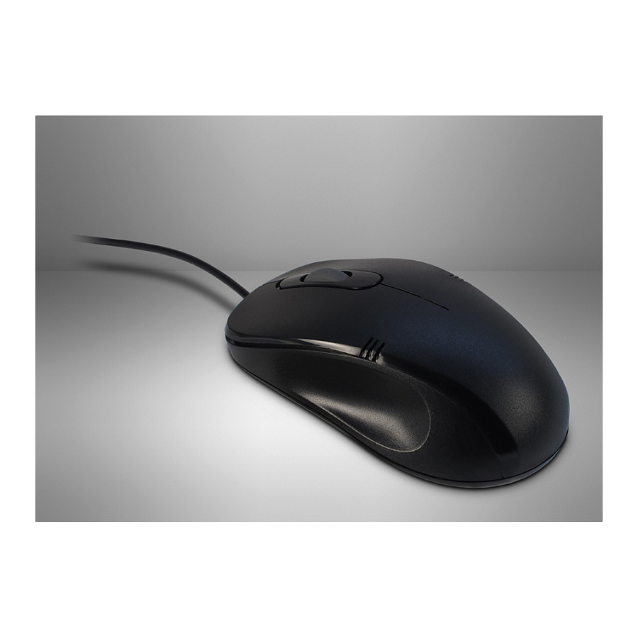Maus me kabllo Inter-Tech Eterno M-3026 / Optik / 1000 DPI / 3 Butona / USB-A - Zezë  - 2