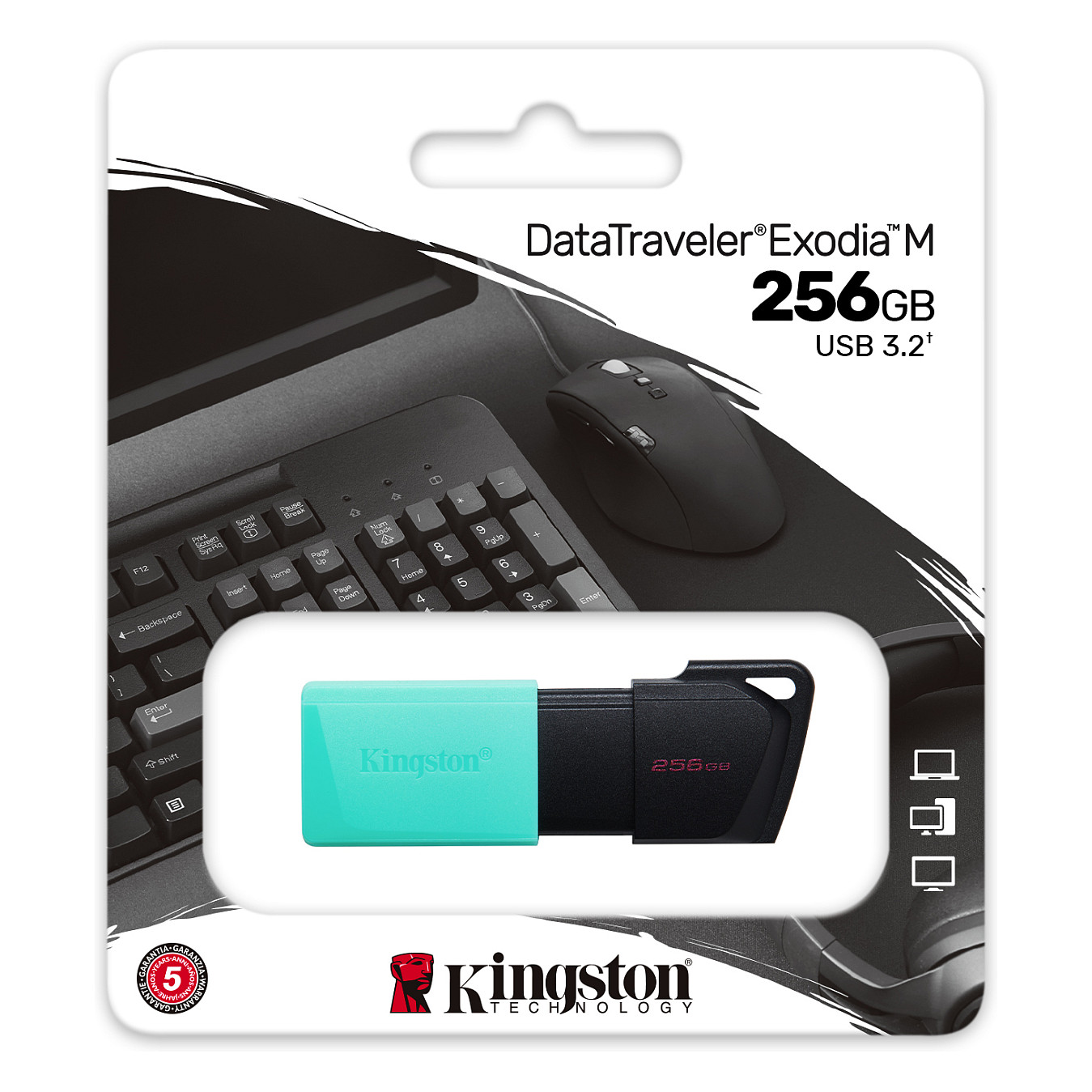 USB STICK 256GB USB 3.2 Kingston DataTraveler Exodia - 6