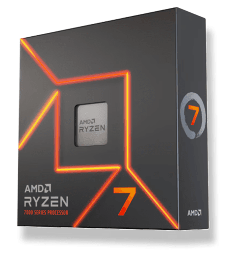Procesor AMD Ryzen 7 7700X / 8 Bërthama / 16 Threads / 4.5GHz / Turbo-5.4GHz / 40 MB Cache / AM5 - Box - 1
