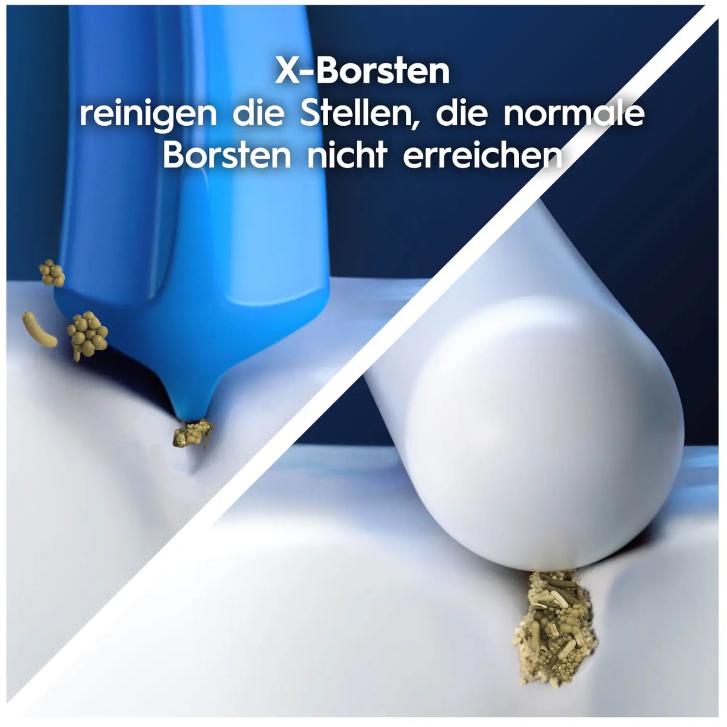 Koka zëvendësuese për furçë elektrike Oral-B Pro CrossAction / 16° / 4 copë – Bardhë - 2