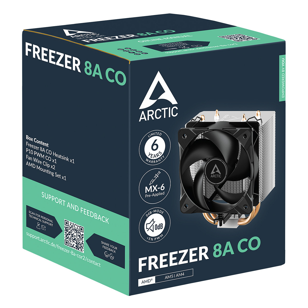 Ftohës për procesor  ARCTIC Freezer 8A CO / Multi Cooler - 6