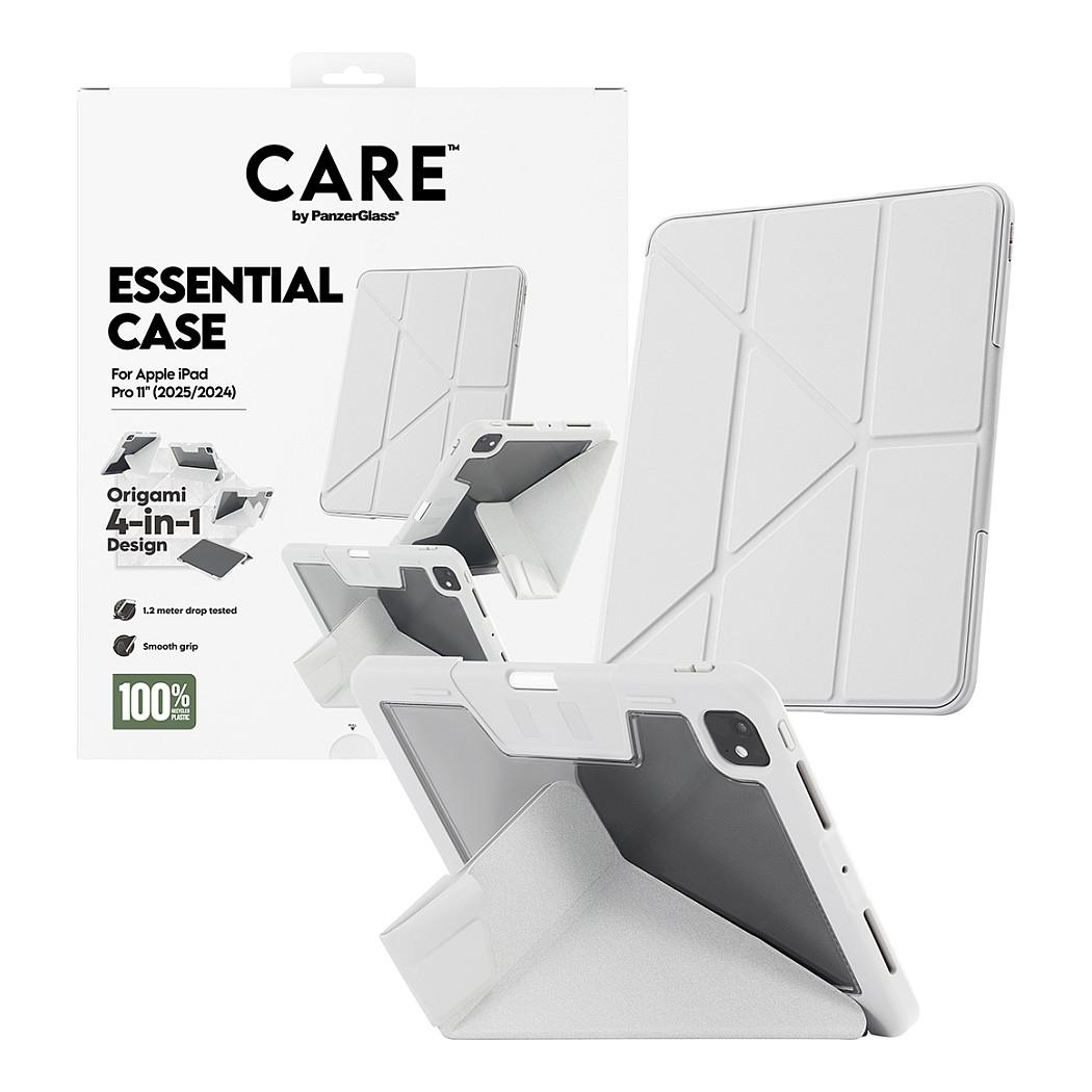Case për Tablet PanzerGlass CARE Essential, iPad Pro 11", 2024-2025, Origami, Apple Pencil Holder, Magnetic Lock - Gri - 5