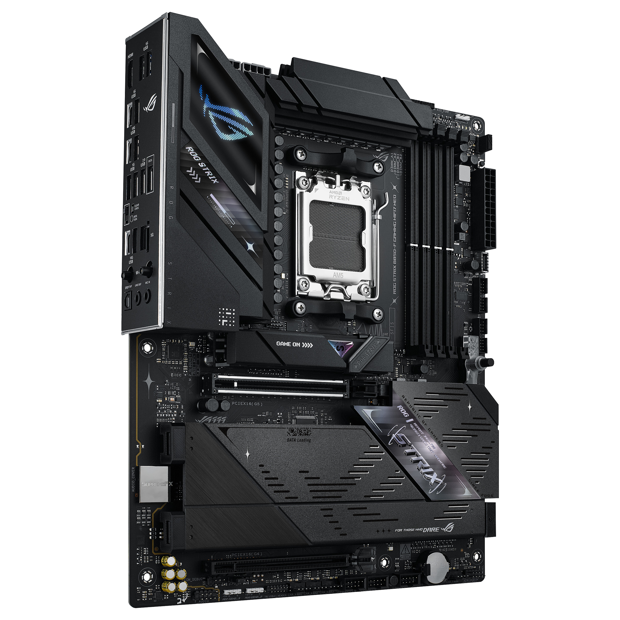 Pllakë Amë AMD AM5 ASUS ROG STRIX B850‑F GAMING Wi‑Fi 7 NEO / DDR5 / ATX - 6