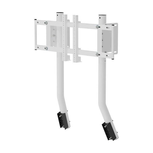 Mbajtëse për Monitor OPLITE OP-SMS-GTRESW / 1 Monitor / deri 57" / deri 30kg / VESA 75x75–400x200 / Rregullim Lartësie & Thellësie / Tilt ±20° - Bardhë