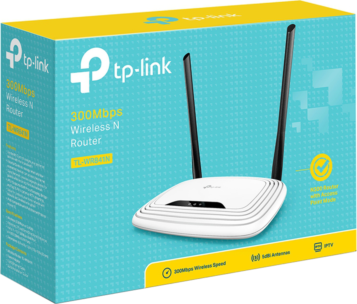 TP-Link TL-WR841N 300Mbps Wireless N Router – WiFi 4, 2.4GHz, 1× WAN, 4× LAN, 2× Antena, i bardhë - 4