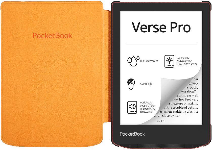 Aksesorë PocketBook Shell Cover për Verse / Verse Pro / Verse Lite 6" / H-S-634-O-WW - Portokalli - 3