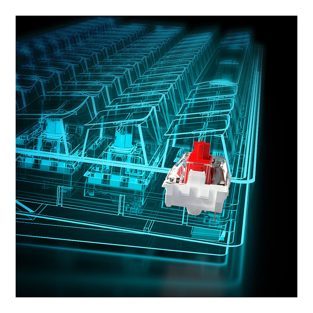 Tastierë Gaming Sharkoon SKILLER SGK50 S4 Kailh Red Wired / QWERTZ / German Language - Bardhë / Zezë - 5