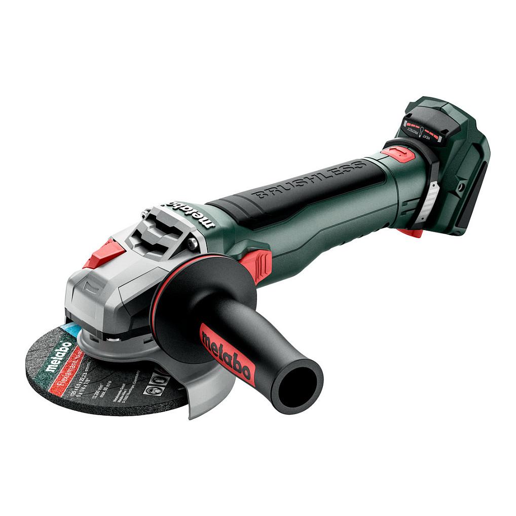 Grirëse Këndore me Bateri Metabo WB 18 LT BL 11-125 Quick, 18V, Brushless, 125mm, 10000rpm, M14 - Zezë/Gjelbër