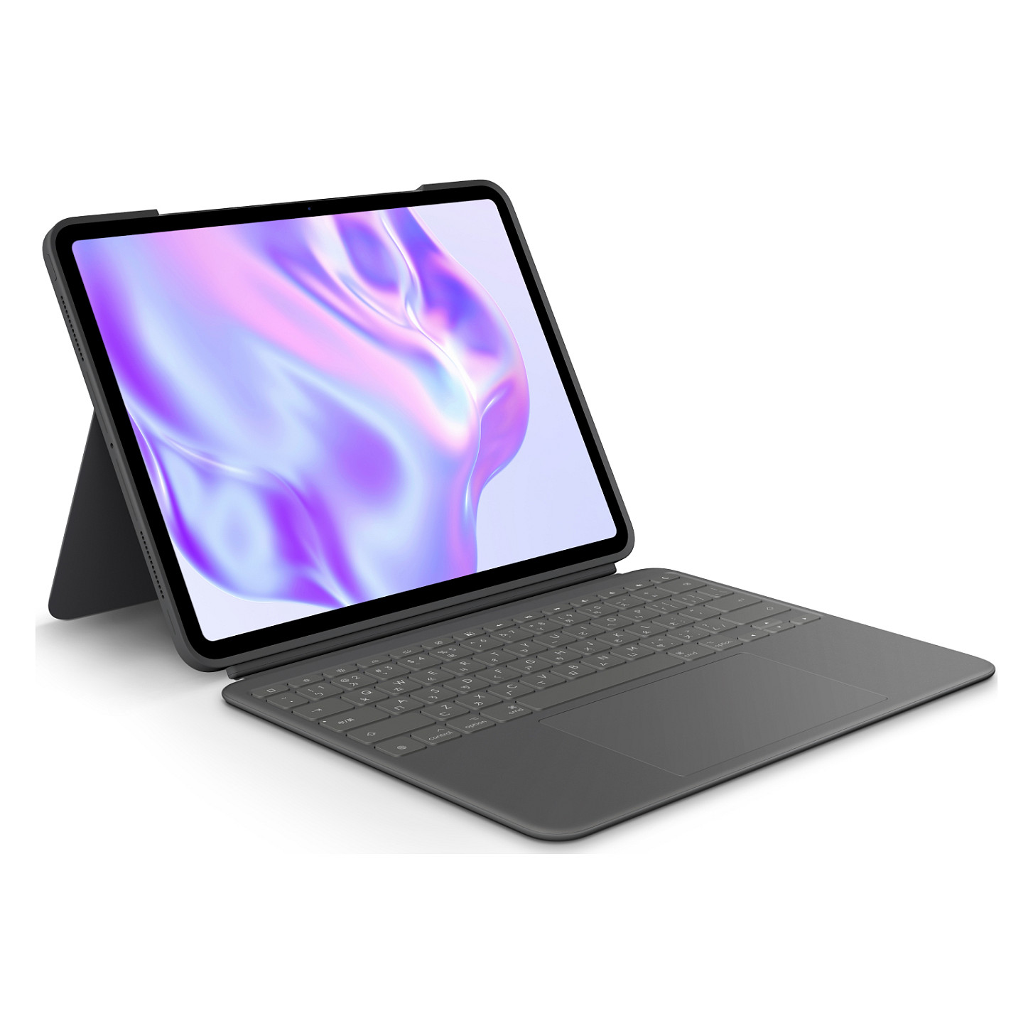 Tastierë Me kabllo Logitech Combo Touch / QWERTZ / Zvicerane / Trackpad / Smart Connector - Grafit
