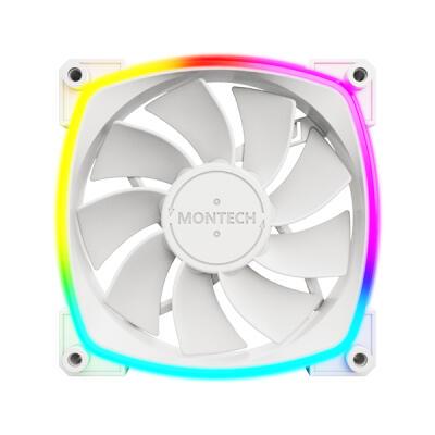 Ftohës për Kasë Montech RX120 / 120mm / 800-1600 RPM / 3-Pack – Bardhë - 2