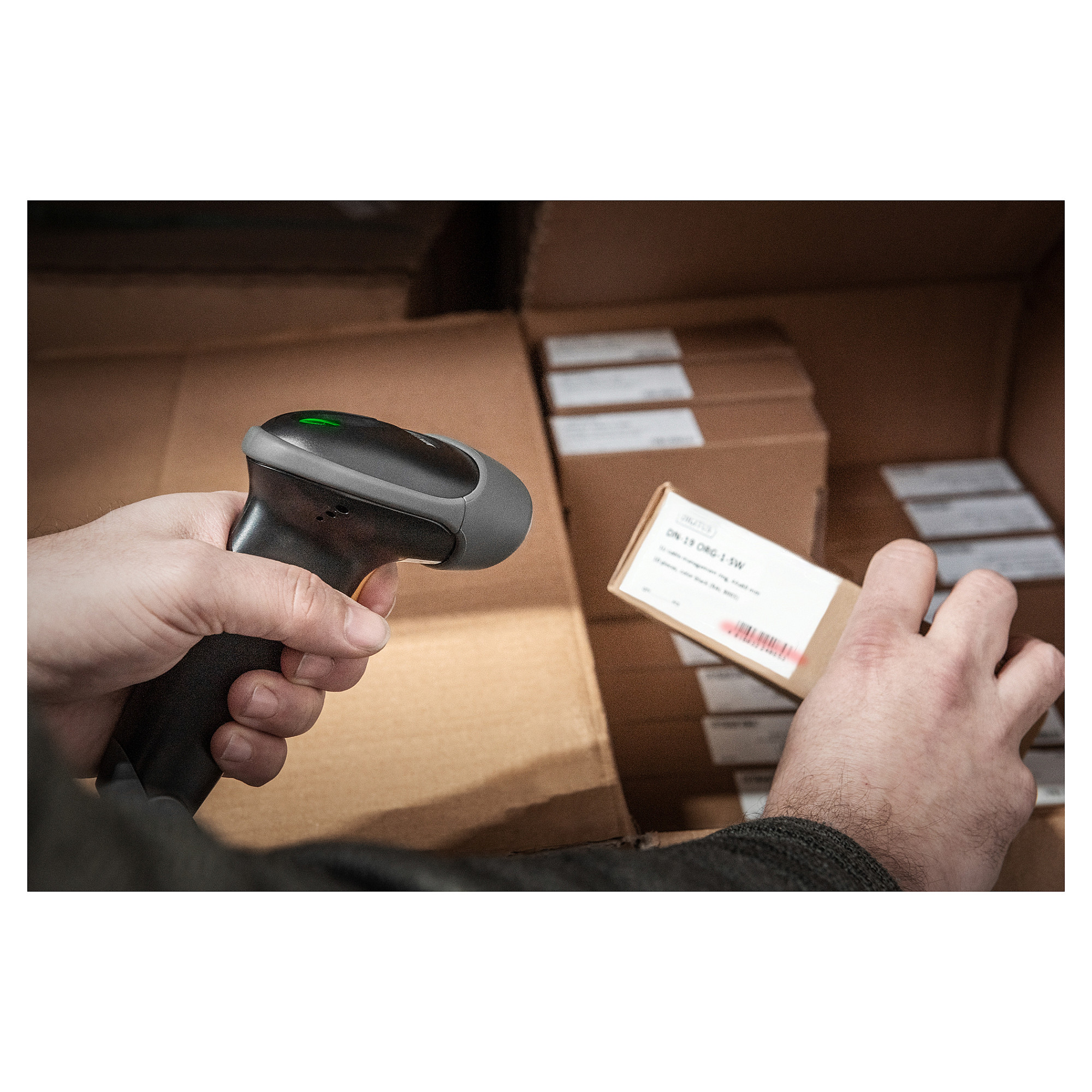 Skaner DIGITUS 1D/2D Barcode Handheld with Cable / QR-Code Compatible – Gri - 3