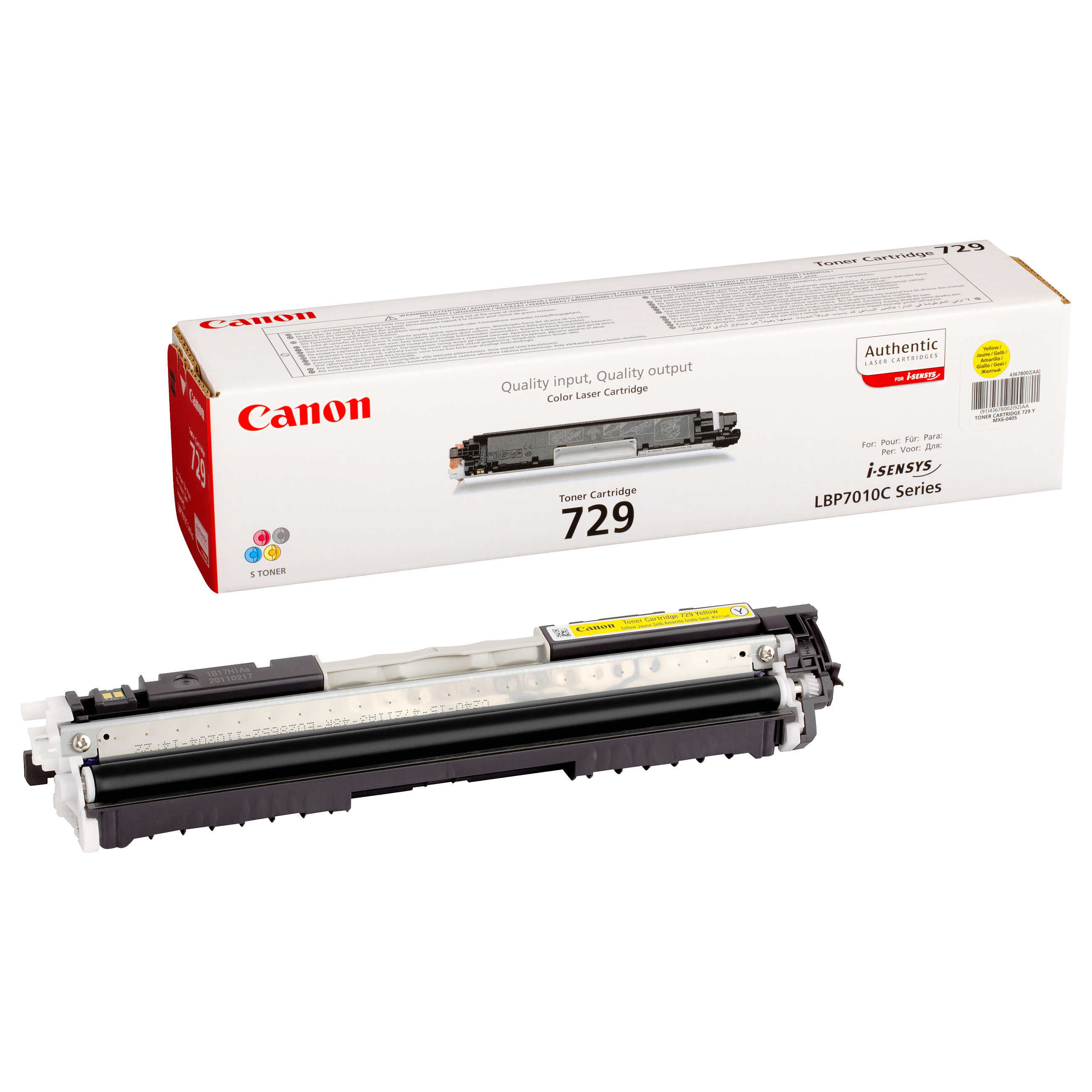 Toner Canon 729Y Cartridge Original (4367B002) – Verdhë - 2