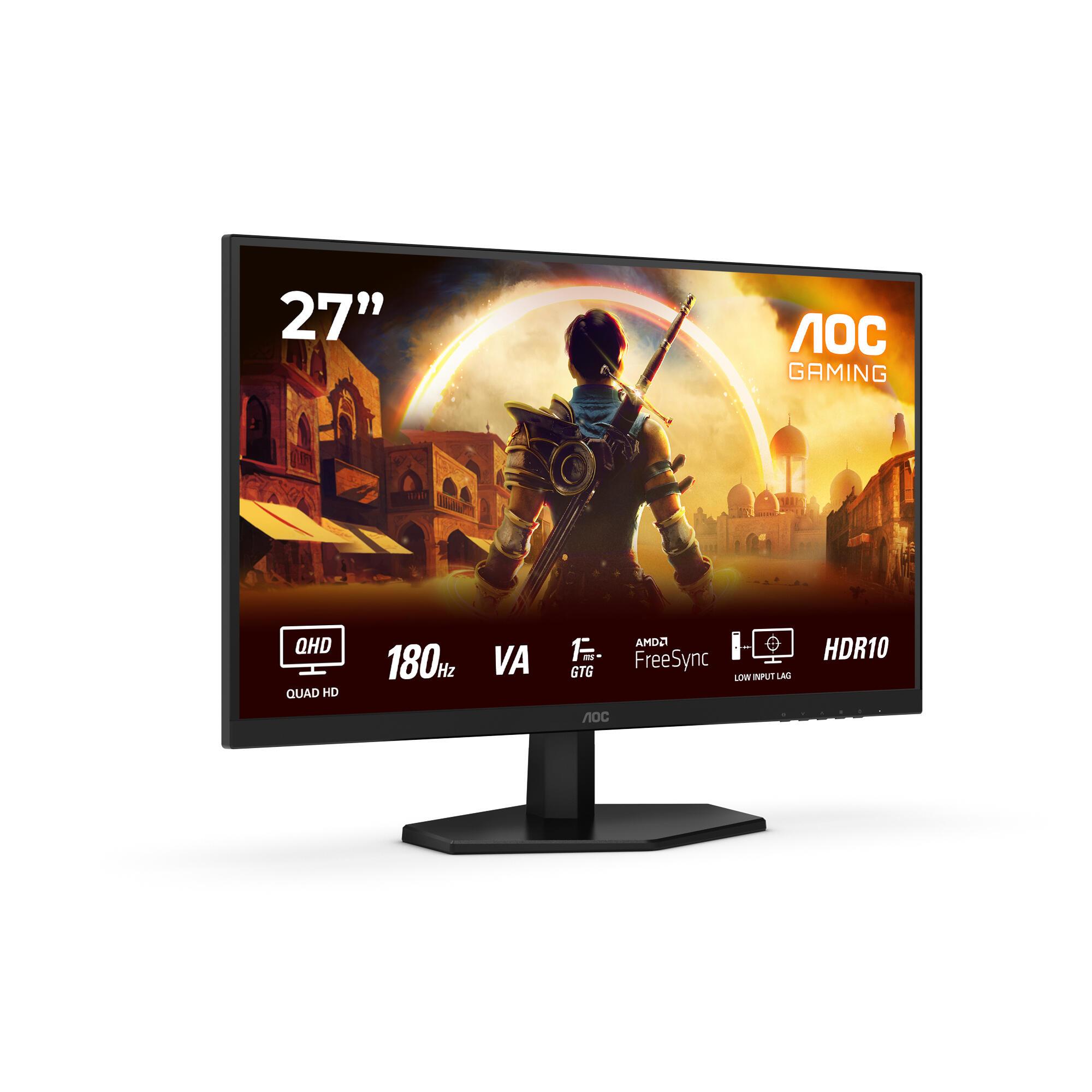 Monitor Gaming AOC Q27G42XNE / Q27G42XNE / 27" / QHD Fast VA / 180Hz / 1ms / HDMI+DisplayPort - Zezë - 2