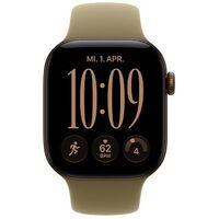 Apple Watch Series 12, 42mm, GPS + Cellular, Dark Bronze Aluminium, Olive Sport Band - S/M - 2