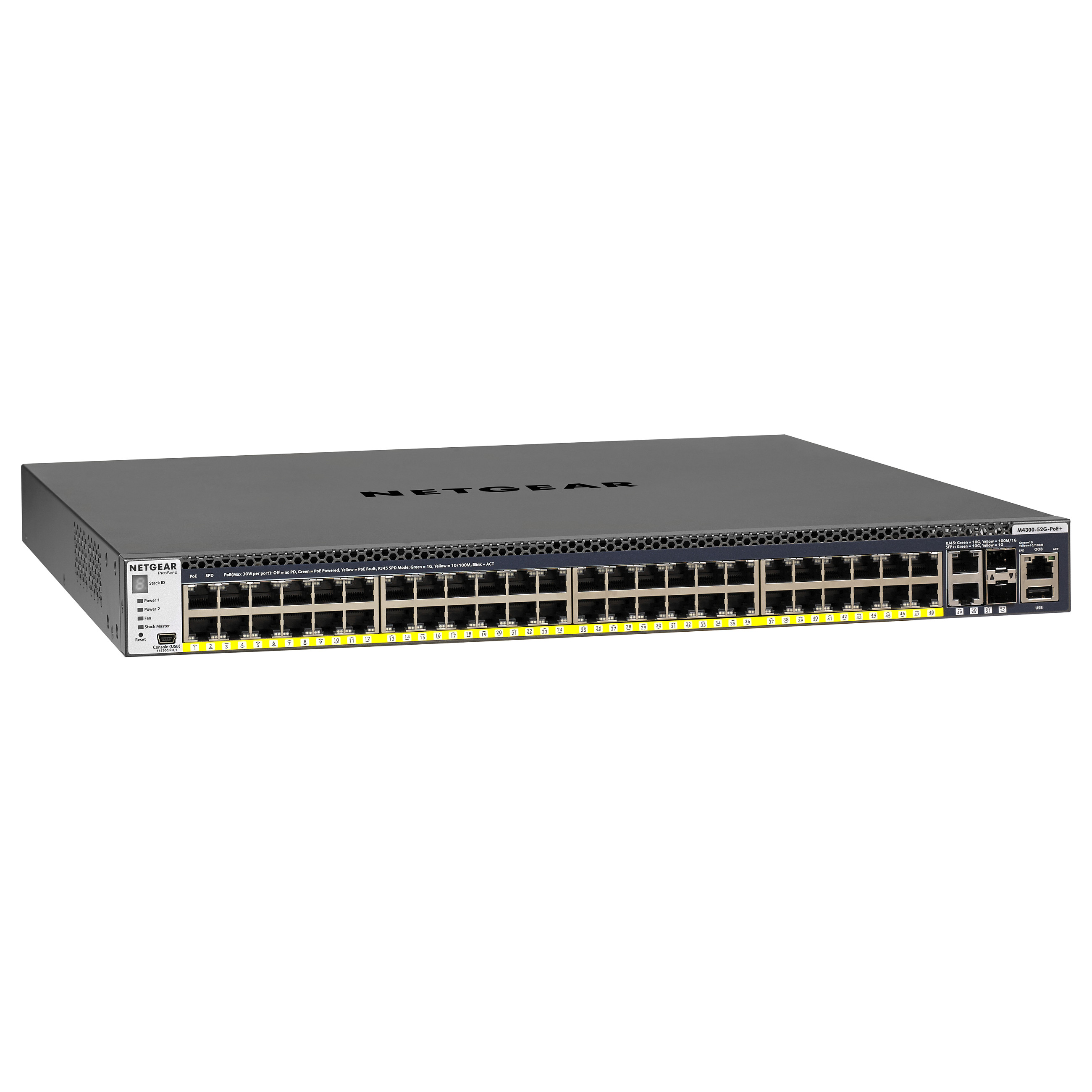 Switch NETGEAR M4300 GSM4352PA-100NES 52-Port GB PoE 550W - 2