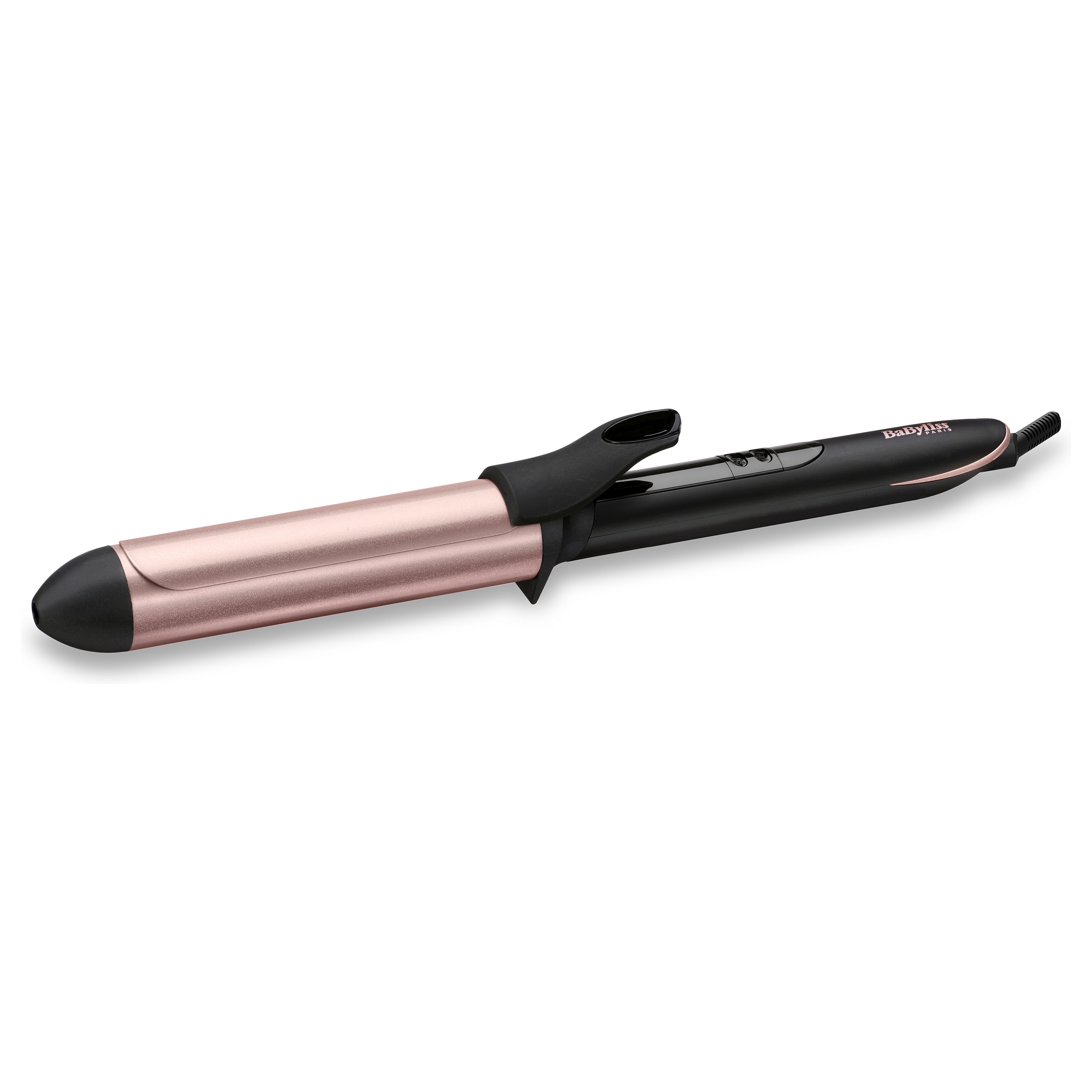 Stiluese për flokë për kaçurrela BaByliss 32mm Curling Tong / Ceramic / 160-210°C / 6 Temperatura / 45s –  Zezë/Rozë - 1