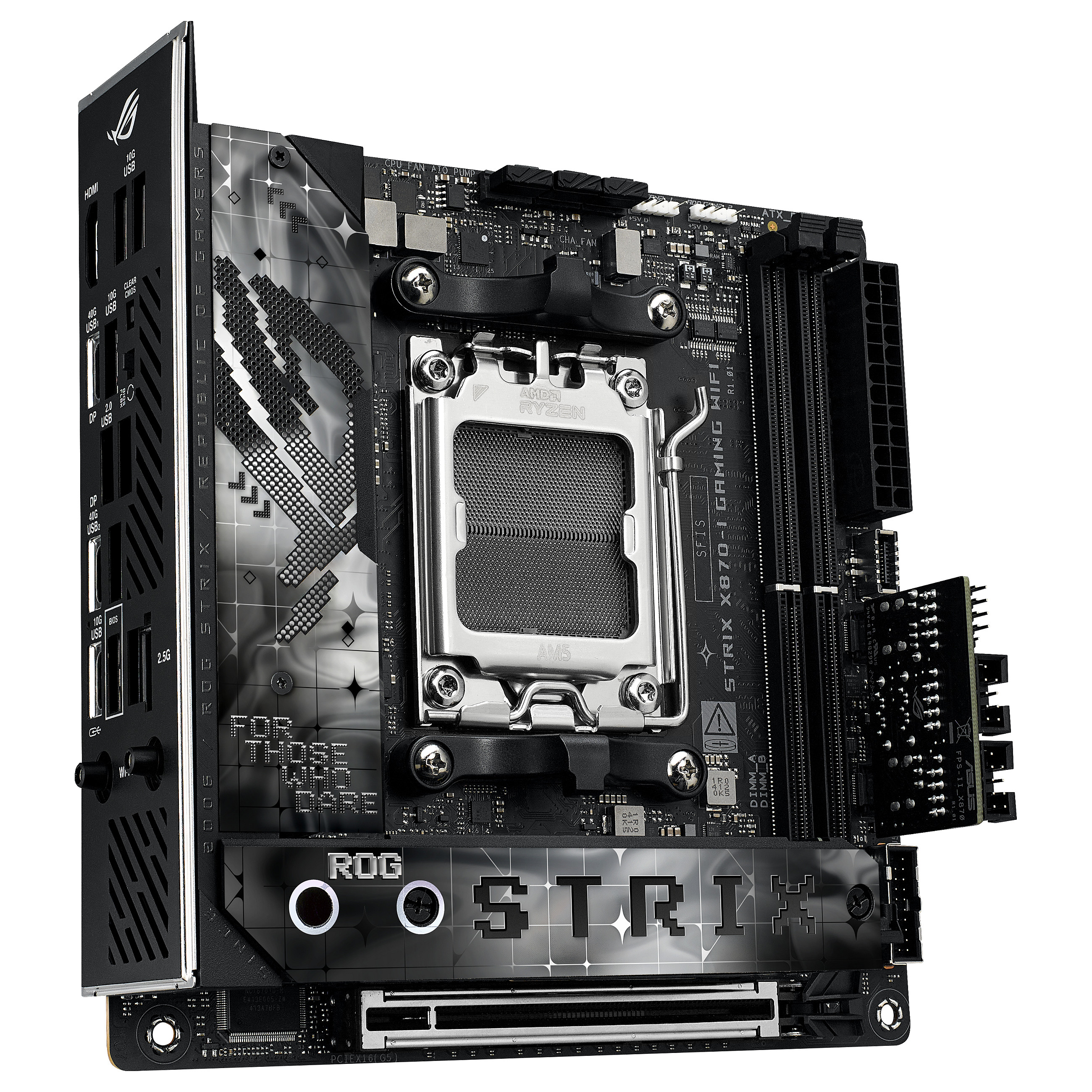 Pllakë Amë ASUS ROG STRIX X870-I Gaming WIFI AM5 ITX - 4