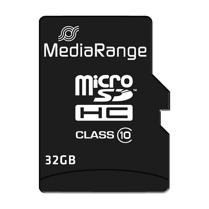 Kartë Memorie SD CARD 32GB MEDIARANGE MicroSDHC Class 10 45 MB/s 15 MB/s - 3