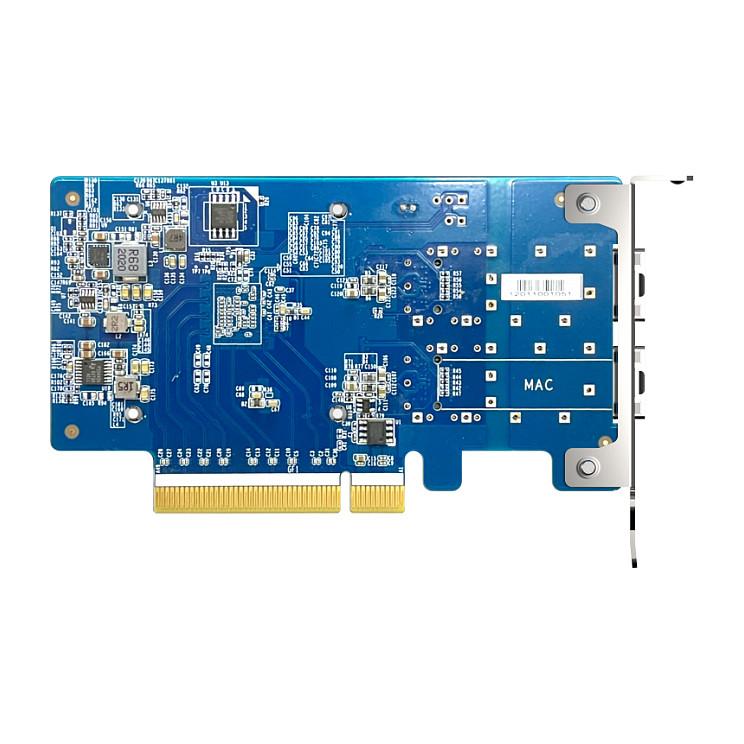 Kartë Zgjerimi QNAP QXG-25G2SF-CX6, 2x SFP28, 25/10GbE, PCIe 4.0 x8 - Blu - 5