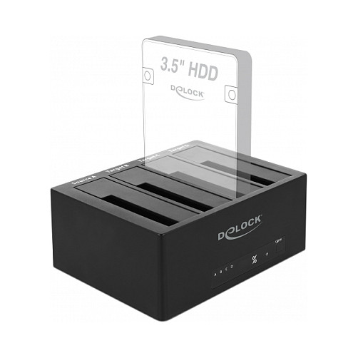 Docking Station DeLOCK SuperSpeed USB 5 Gbps / 4×SATA HDD/SSD - Zezë - 5