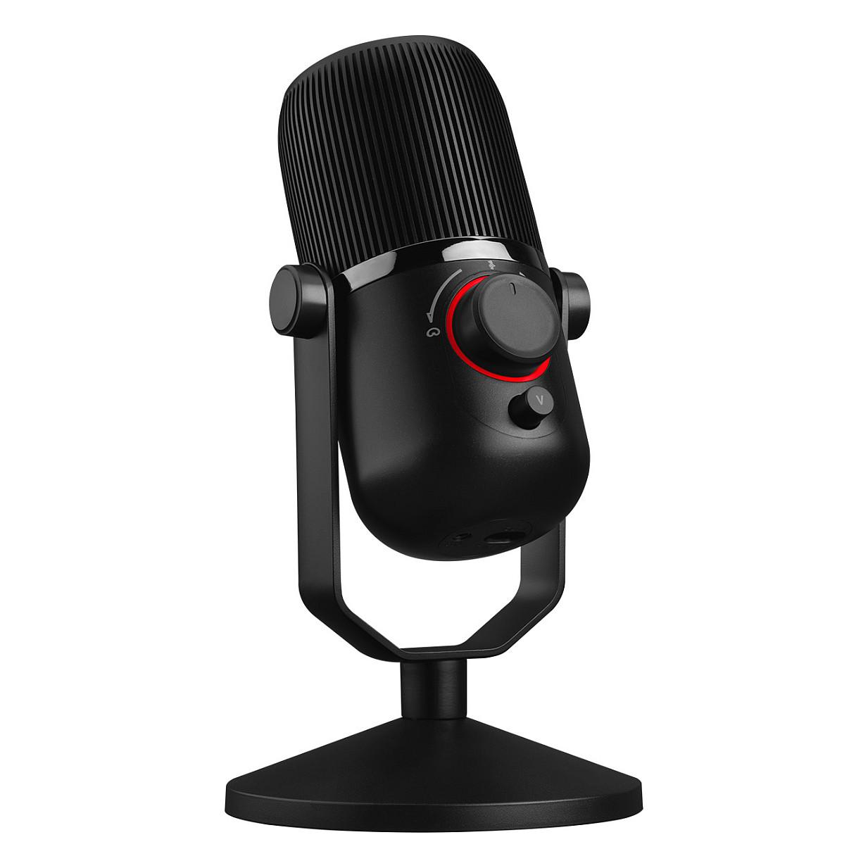 Mikrofon Thronmax Mdrill Zero M4 / USB-C / 48 kHz / 16-bit / 2 Kapsula Kondensatori / 2 Mënyra Regjistrimi / RGB - Zezë - 3