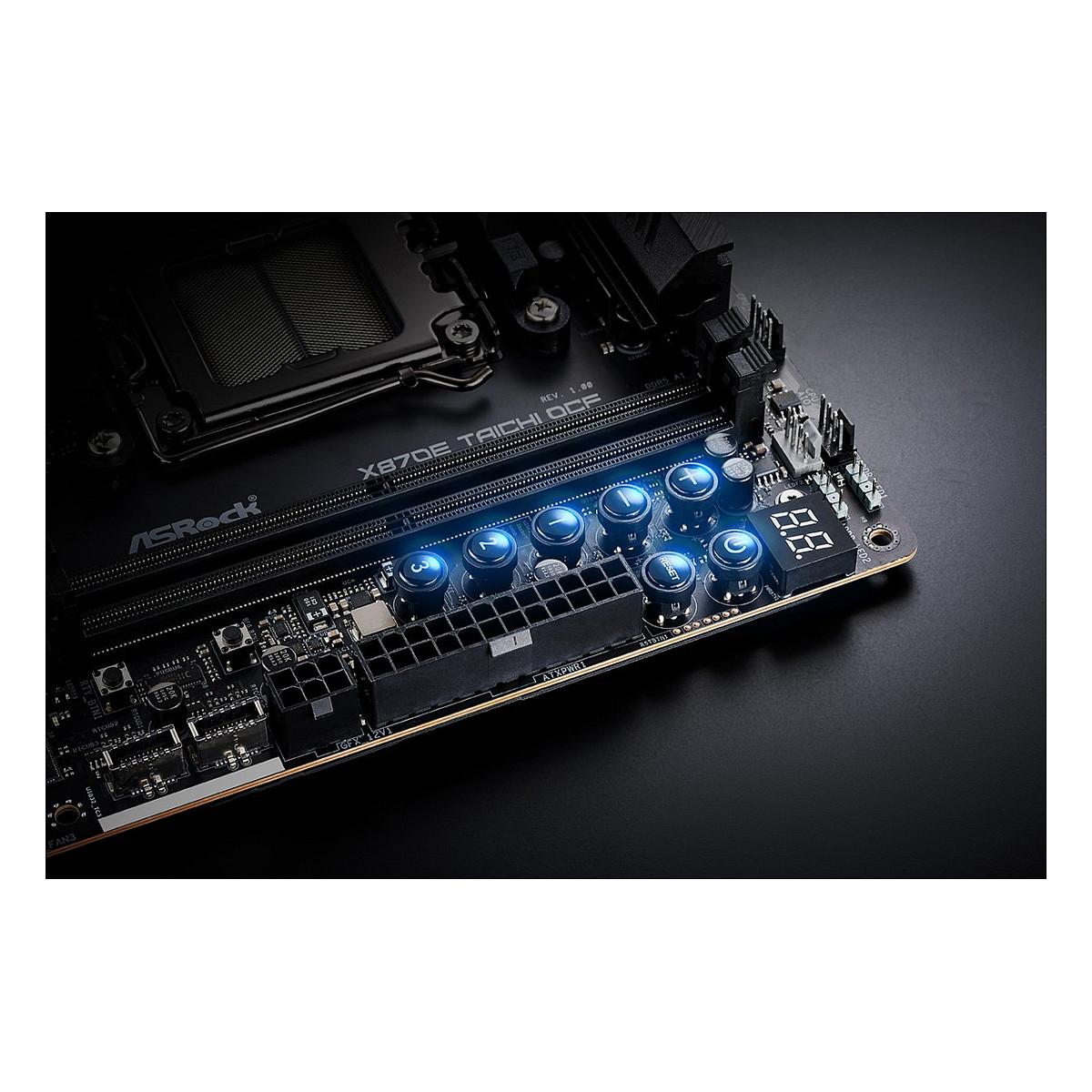 Pllakë Amë ASRock X870E Taichi OCF / AMD AM5 / DDR5 / ATX / Wi-Fi 7 / 5GbE LAN - 9