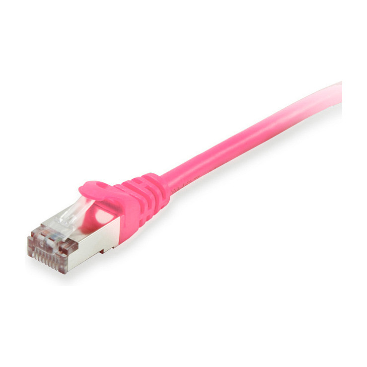 Kabllo për Rrjet Equip Patch Cable Cat6A S/FTP / 2xRJ45 / 0.50m / Rozë / LSZH – Polybag - 2