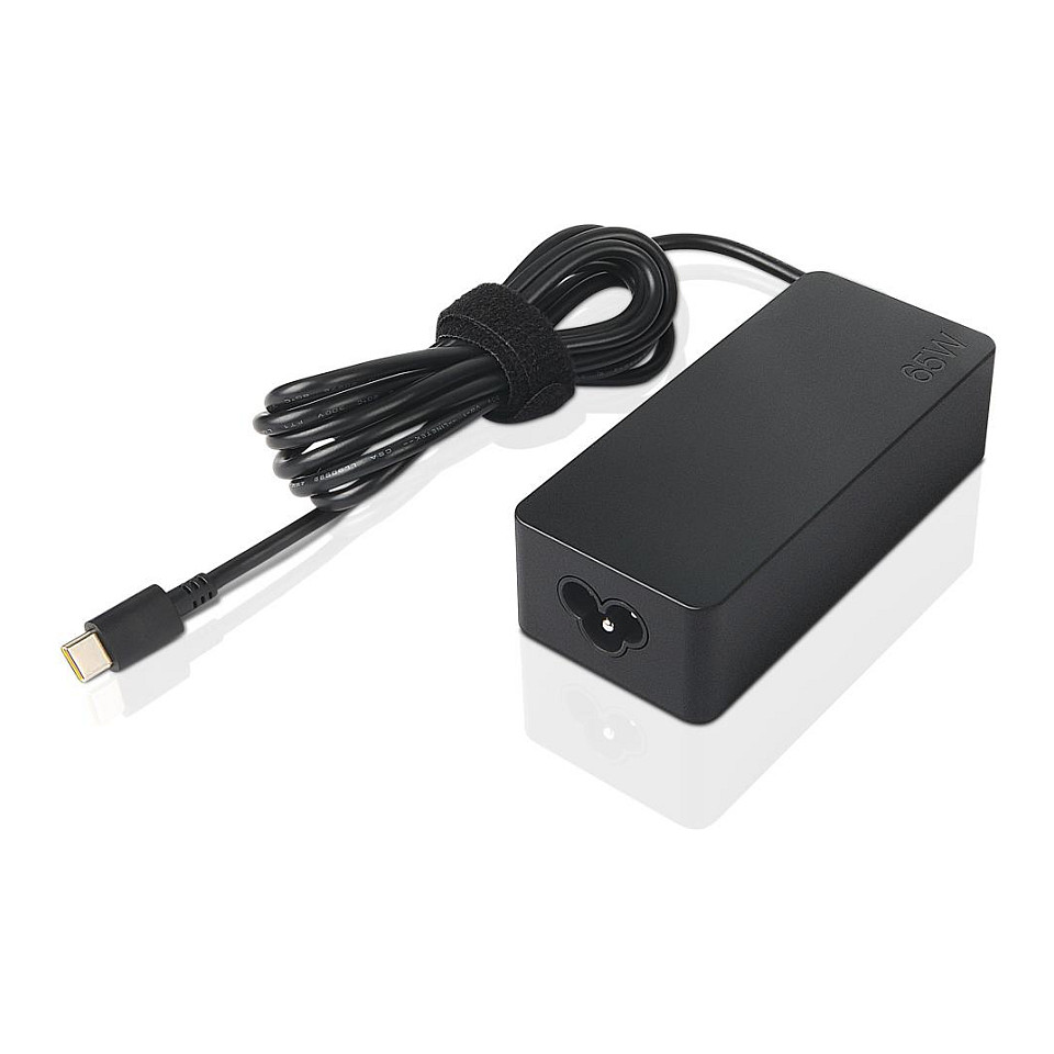 Adapter për Laptop Lenovo GX20P92529 / 65W / 20V / 3.25A / USB Type-C - Zezë