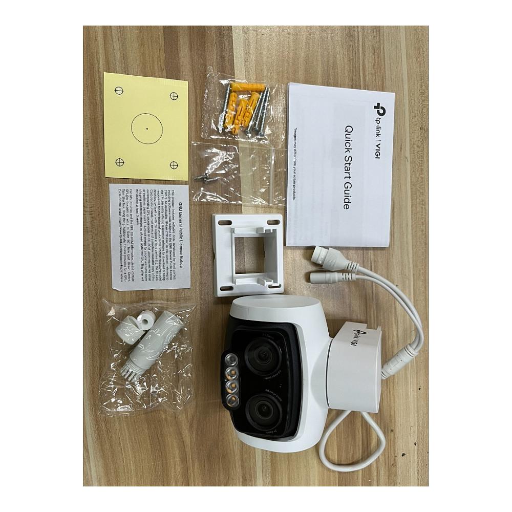 TP-Link VIGI C540V – Kamerë IP 4MP Dual-Lens Varifocal Pan-Tilt, 3× Zoom, PoE, Full-Color, IP66, Bardhë/Zezë - 8