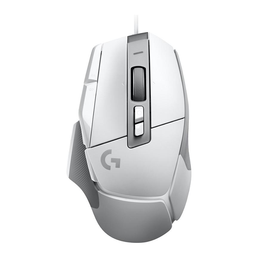 Maus Gaming Logitech G502 X, HERO 25K, 100–25600 DPI, 13 Butona të Programueshëm, USB-A, 89 g – Bardhë