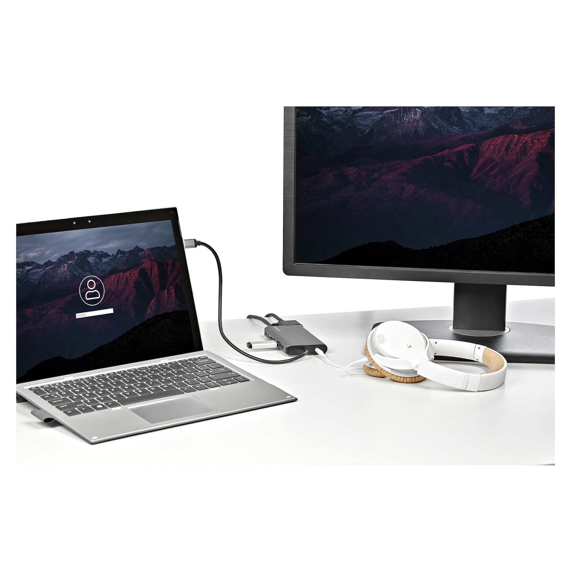 Docking Station StarTech USB-C to USB-A / USB-C / HDMI / VGA / Cardreader / LAN - 8