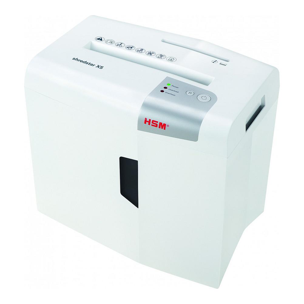 Shredder HSM shredstar X5, Partikelschnitt, 4,5 x 30 mm, 5 Fletë, P-4, 18 L